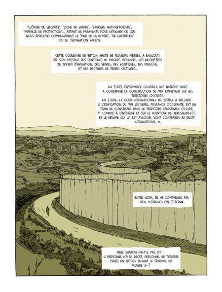 Faire le mur, de Maximien le Roy. Un visión militante de Palestina (2/3)
